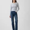 Modern T-shirt med rund hals