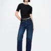 Modern T-shirt med rund hals