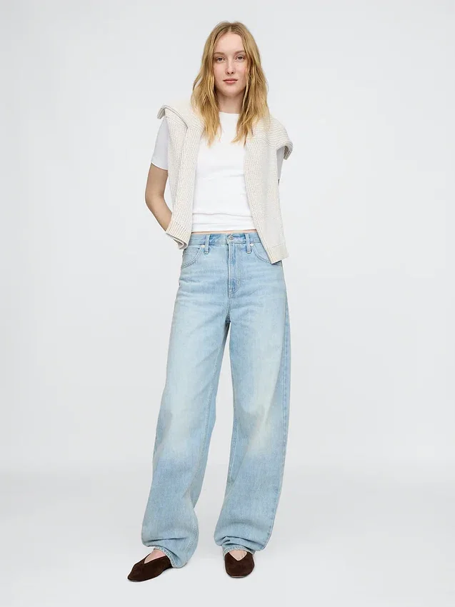 Modern T-shirt med rund hals