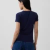 Modern T-shirt med rund hals