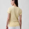 Modern T-shirt med rund hals
