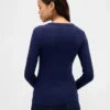 Modern T-shirt med rund hals