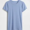 Modern T-shirt med rund hals
