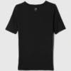 Modern T-shirt med rund hals