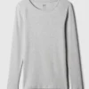 Modern T-shirt med rund hals