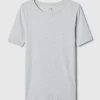 Modern T-shirt med rund hals