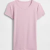 Modern T-shirt med rund hals