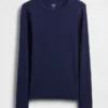Modern T-shirt med rund hals