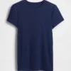 Modern T-shirt med rund hals