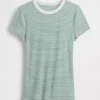 Modern T-shirt med rund hals