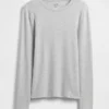Modern T-shirt med rund hals