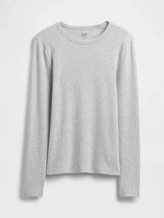 Modern T-shirt med rund hals