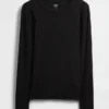 Modern T-shirt med rund hals