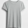 Modern T-shirt med rund hals