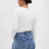 Modern T-shirt med rund hals