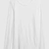 Modern T-shirt med rund hals