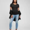 Modern T-shirt med rund hals för gravida