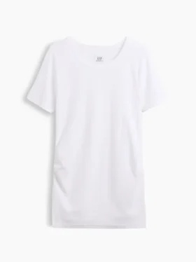 Modern T-shirt med rund hals för gravida