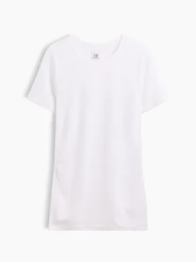 Modern T-shirt med rund hals för gravida