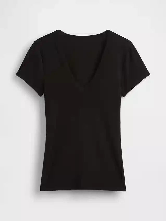 Modern T-shirt med V-ringning