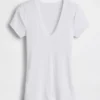 Modern T-shirt med V-ringning