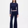 Moderna pyjamasleggings med vikbar midja