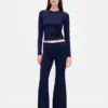 Moderna pyjamasleggings med vikbar midja