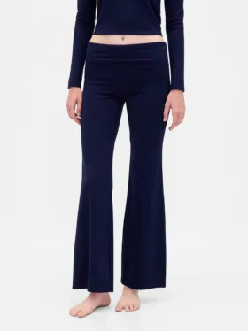 Moderna pyjamasleggings med vikbar midja