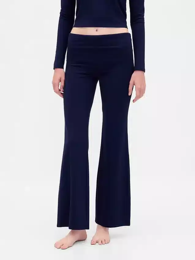 Moderna pyjamasleggings med vikbar midja
