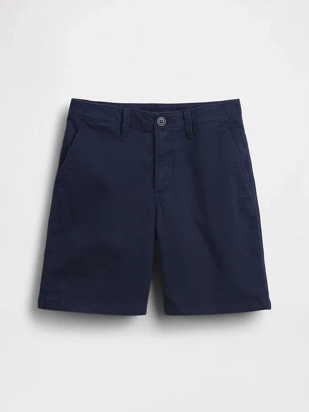 Moderna uniformshorts i khaki för barn
