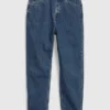 Mom-jeans med hög midja