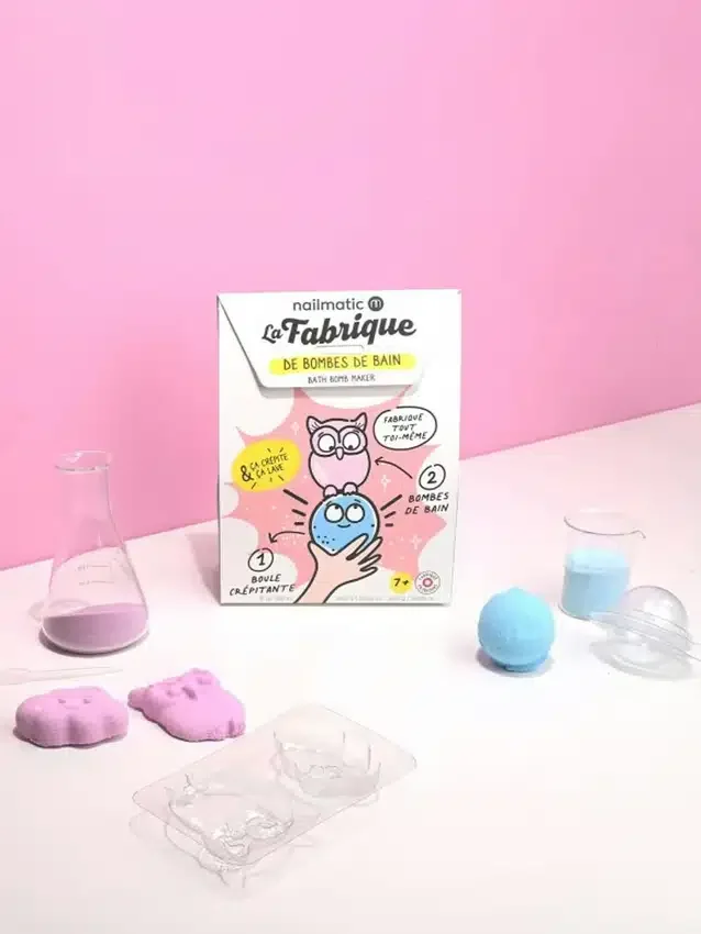 Nailmatic-kit för tillverkning av badbomber med sprudlande badboll