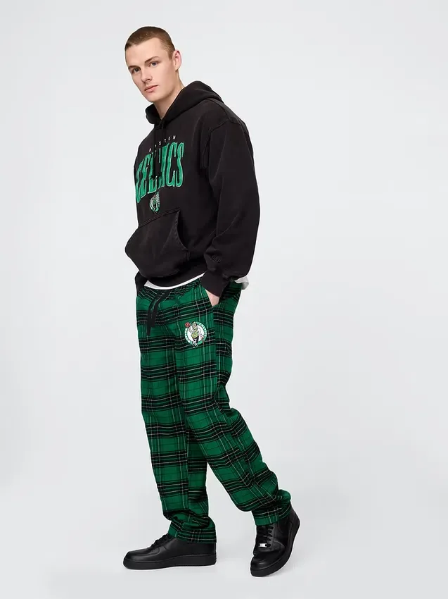 NBA Boston Celtics pyjamasbyxor i flanell