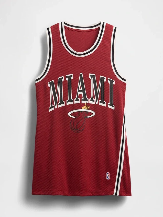 NBA Miami Heat miniklänning i återvunnen jersey