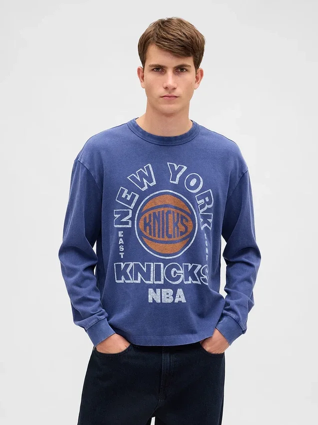 NBA New York Knicks kort T-shirt med tryck