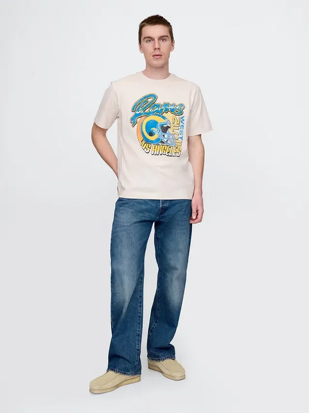 NFL Los Angeles Rams T-shirt med tryck