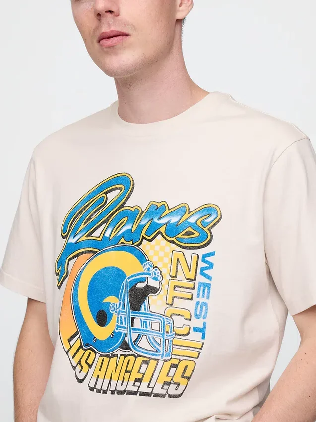 NFL Los Angeles Rams T-shirt med tryck