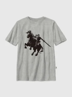 Nintendo Brave Link-T-shirt med tryck för barn