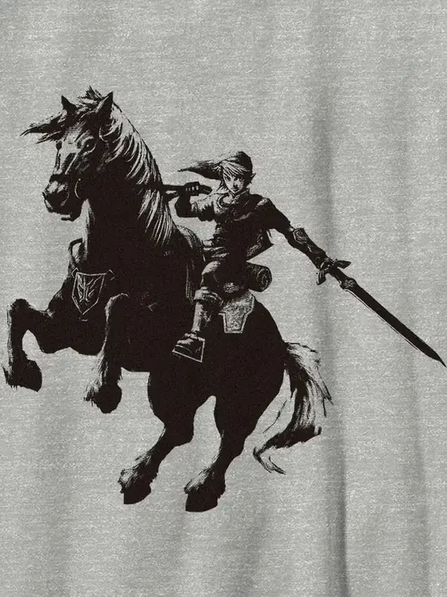 Nintendo Brave Link-T-shirt med tryck för barn