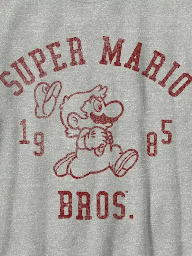 Nintendo Mario Bros-T-shirt med tryck för barn