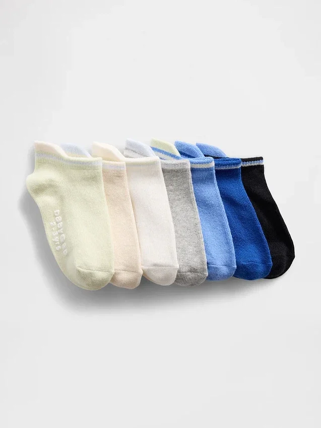 No-show-strumpor för Baby & Småbarn (7-pack)