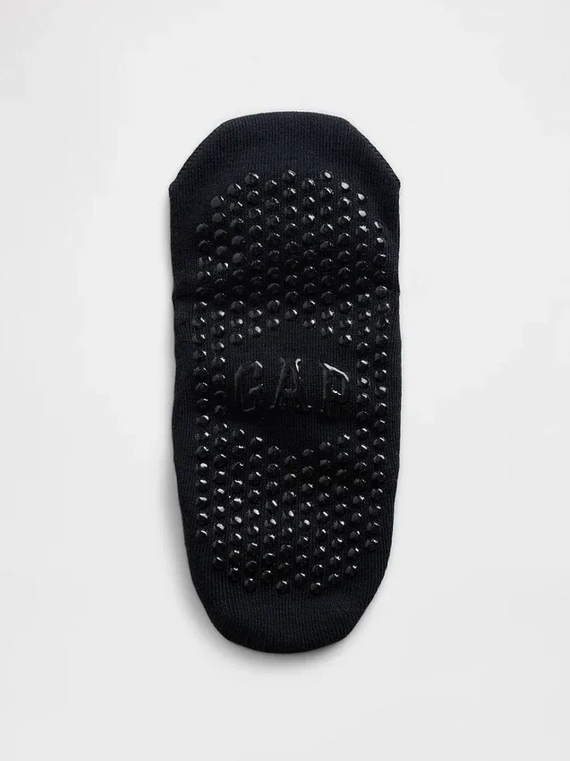 No Show-strumpor med grepp (4-pack)