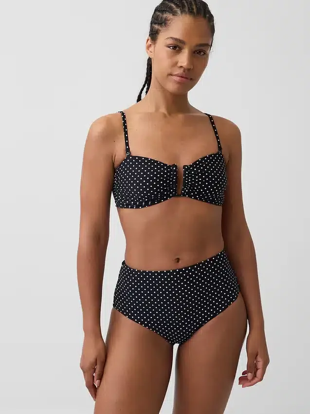 Omvandlingsbar bandeau-bikinitopp
