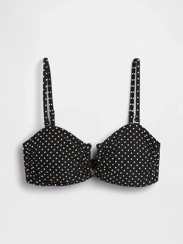 Omvandlingsbar bandeau-bikinitopp