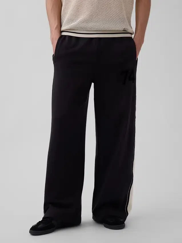 Ouigap Sweatpants i tjock fransk frotté