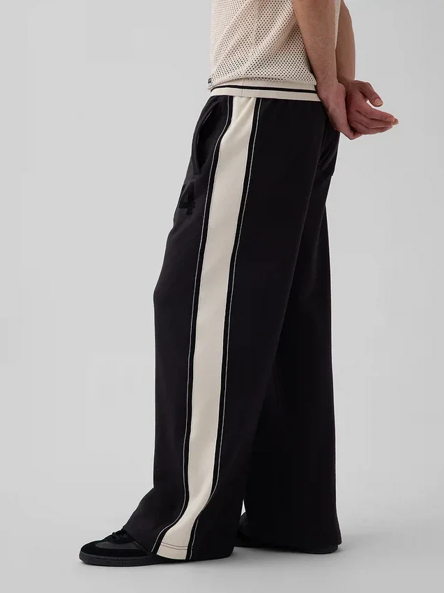 Ouigap Sweatpants i tjock fransk frotté