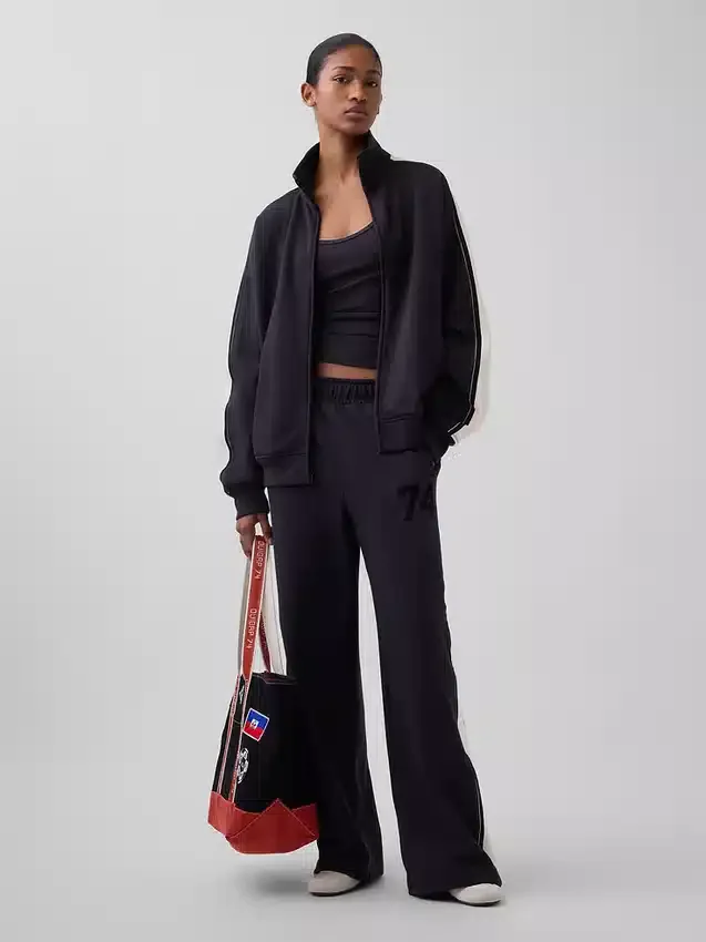 Ouigap Sweatpants i tjock fransk frotté