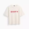 Ouigap T-shirt i tjockt tyg med kort passform och logotyp