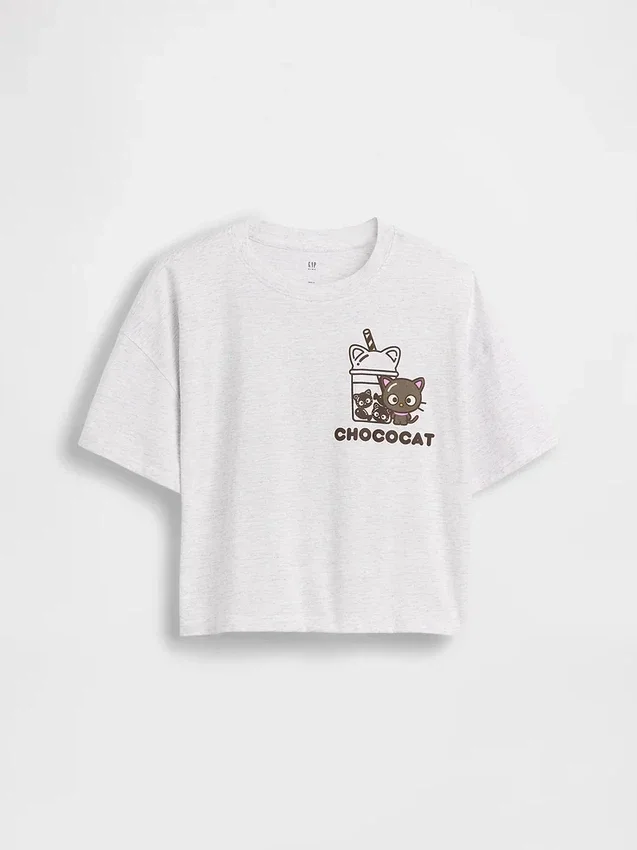 Oversized boxig T-shirt för barn med Hello Kitty