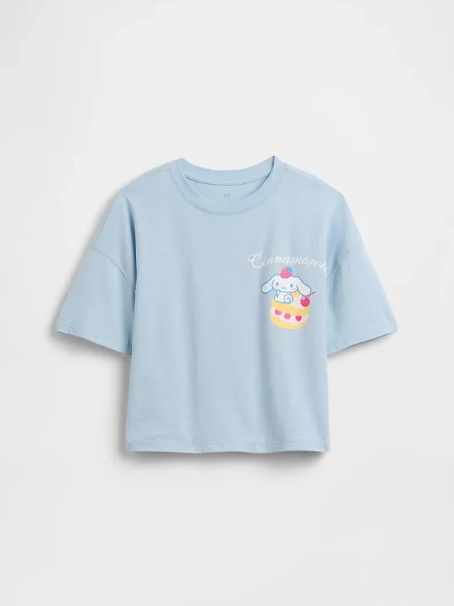 Oversized boxig T-shirt för barn med Hello Kitty